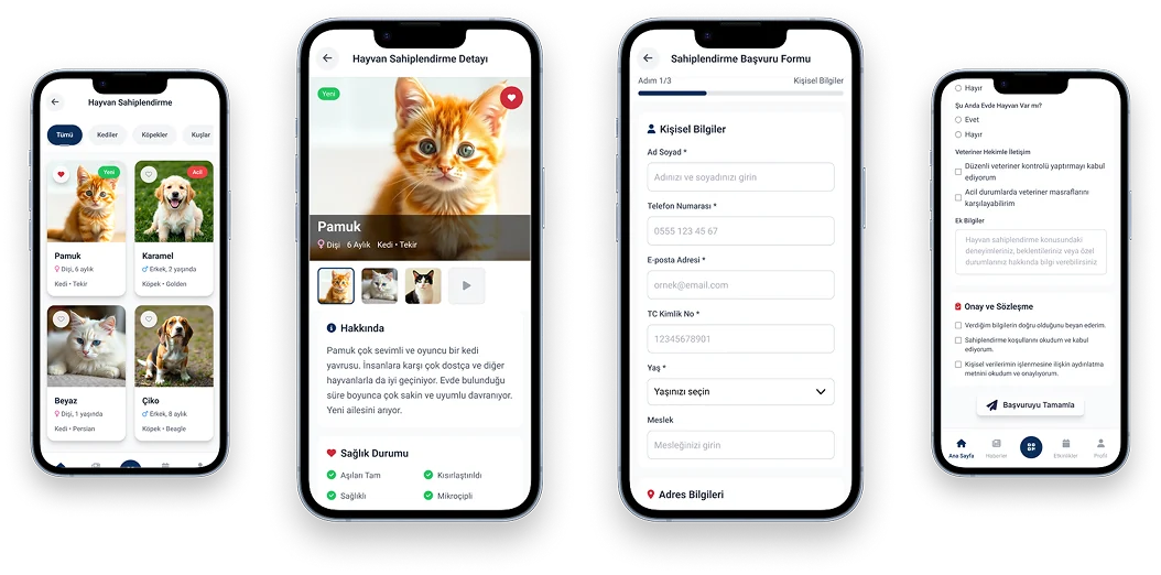 E-Belediye Hayvan Hakları - Dijital Sahiplendirme Platformu MEKİNSOFT Dijital Belediye Hayvan Sahiplendirme Sistemi - Sokak Hayvanları İçin Mobil Uygulama