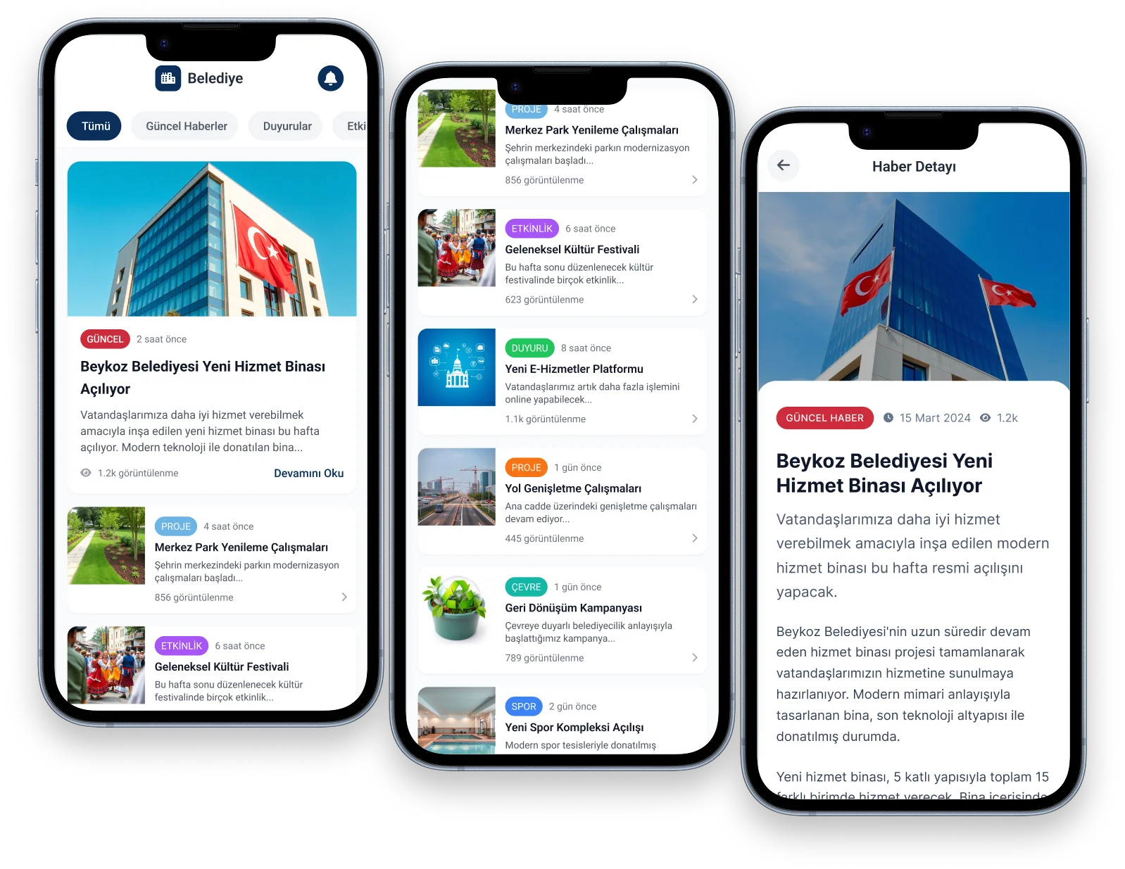 E-Belediye Haberler - Dijital Duyuru ve İletişim Platformu MEKİNSOFT Dijital Belediye Haberler ve Duyurular Modülü - Belediye Haberleri Anlık Bilgilendirme Sistemi